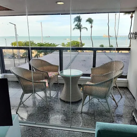 Apartamento Flat Frente Mar Varanda 107